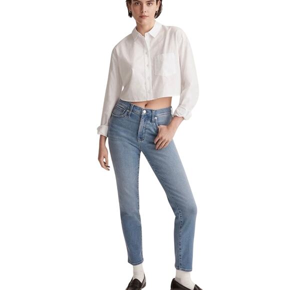 EVERLANE Women’s Stovepipe Light Wash Jeans size 32 - Picture 1 of 7